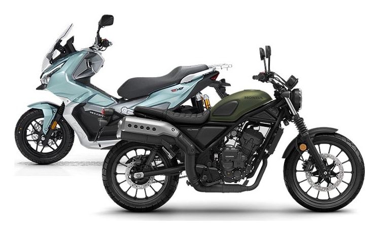 A2 sınıfı eğitimi için orta güçte motosiklet ve scooter